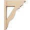Ekena Millwork 8-in W x 22-in D x 30-in H Funston Trad Rough Cedar Woodgrain TimberThane Outlooker, Primed Tan OUTUR080X22X30FST04RCPR - alternate 5